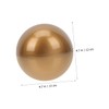 Kisangel 12cm Diameter Gold Balls Raffle Drawing Balls Plastic Props