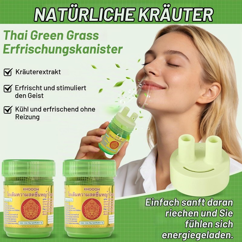 10g Scented Tin Compound Thai Herbal Inhaler