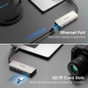 USB C Docking Station, WAVLINK 12 in 1 Docking Stations
