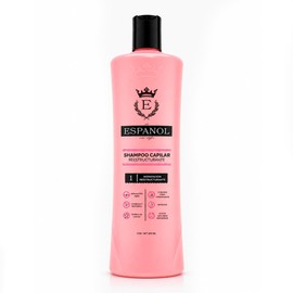 El Español con Stylo - Shampoo capilar reestructurante (500 ml) - Reconstruye cabello dañado - Sin químicos - Con ingredientes naturales - Brinda hume