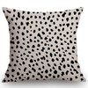 Swono Polka Dots Decorative Throw Pillow Cover Case, Brush Strokes