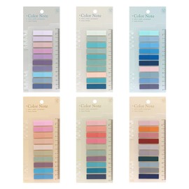 Pack of 1200 Book Tabs, Sticky Notes Tabs, Transparent Sticky Notes, Index with Ruler for Page Marking, Bookmarks, Papers, Submission, Highlighting Pages (60 Colour Set)