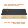 HARFINGTON 25pcs Sandpaper 240 Grit 9 x 3.6 Inch Waterproof