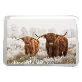 Highland Cow Classic Fridge Magnet - Cattle Scotland Fluffy Bull Fun #14591