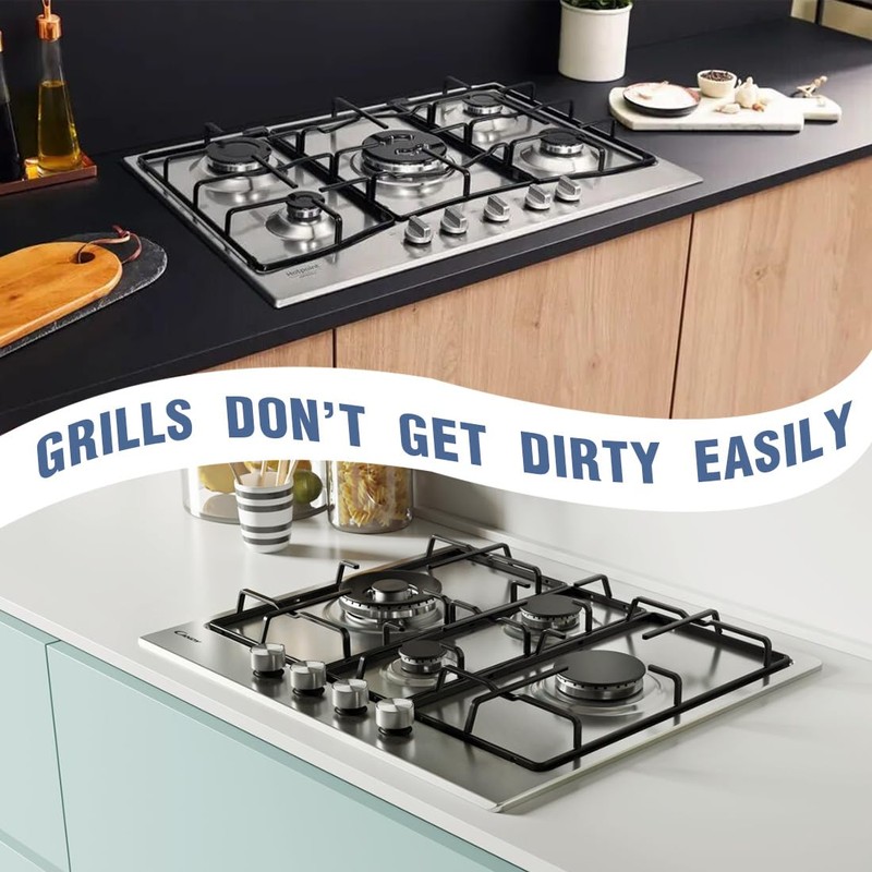 Set of 12 Rubber for Grids, Rubber Feet for Gas