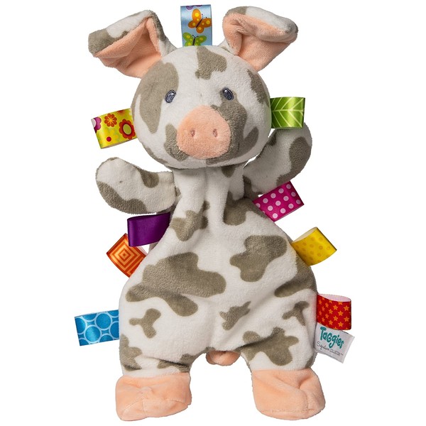 Taggies Patches Pig Lovey Soft Toy