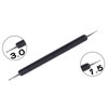 Gatuida 5pcs Double-ended Nail Art Dotting Tools Set Black Stylus