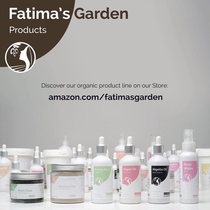 Fatima's Garden Black Soap (Moroccan Beldi Soap) for a 100%
