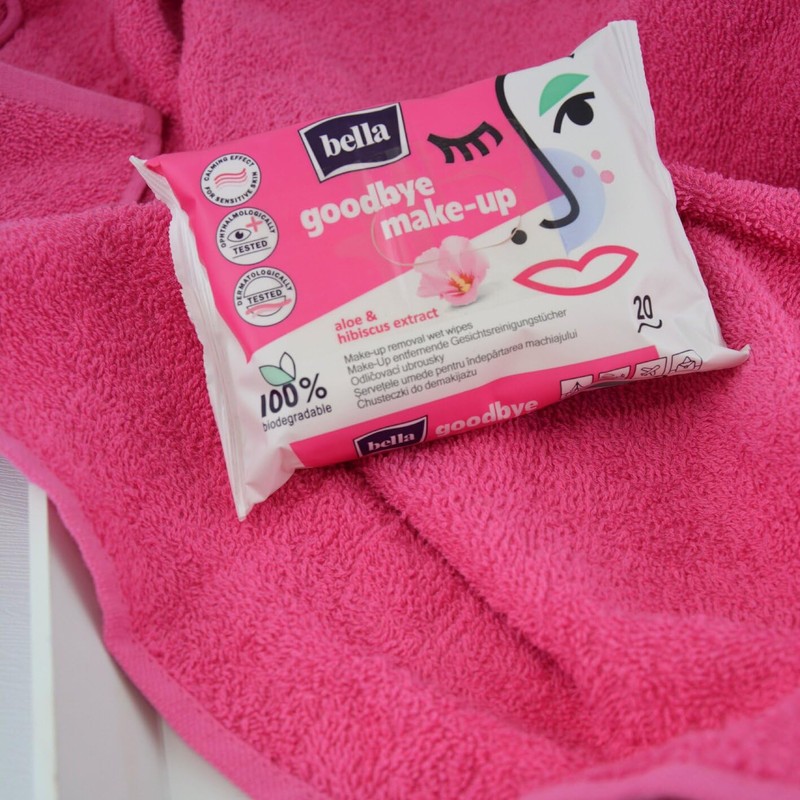 bella Goodbye Make-Up Removal Wipes 20 Pieces 6 Pack (6