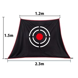 Golf Targets Practice Trapezoid Replacement Targets Print Clear Easy to Use Noise Reduction Indoor Outdoor