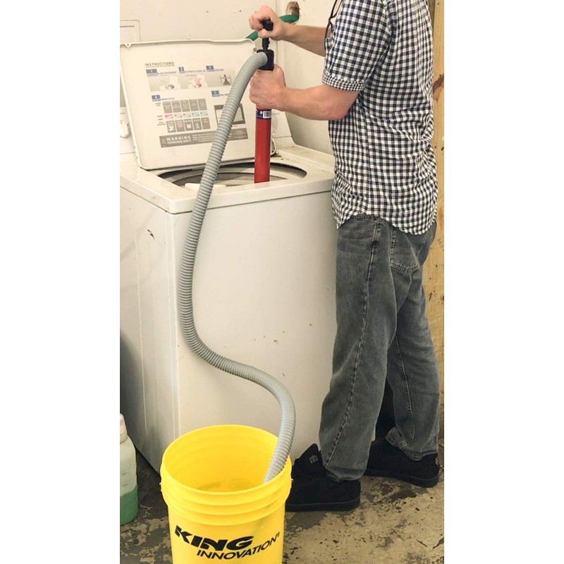 King Innovation 48072 King 36" x 72" Hand Pump Siphon,