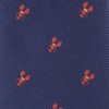 MENDEPOT - Corbata con diseño de langosta, color rojo y