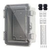LuSumtly IP67 Waterproof Junction Box, ABS Plastic Electrical Enclosure with