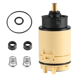 RP70538 Single Function Pressure Balance Cartridge Replacement, Shower Cartridge, Compatible with Peerless and Delta Single Handle Tub/Showers Faucet, Not Included Check Valve