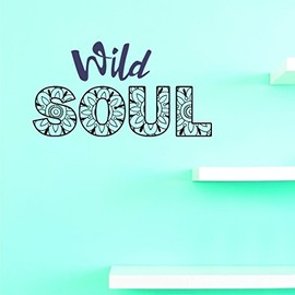 Decals Wild Soul Wall Art Size 20 Inches X 40 Inches