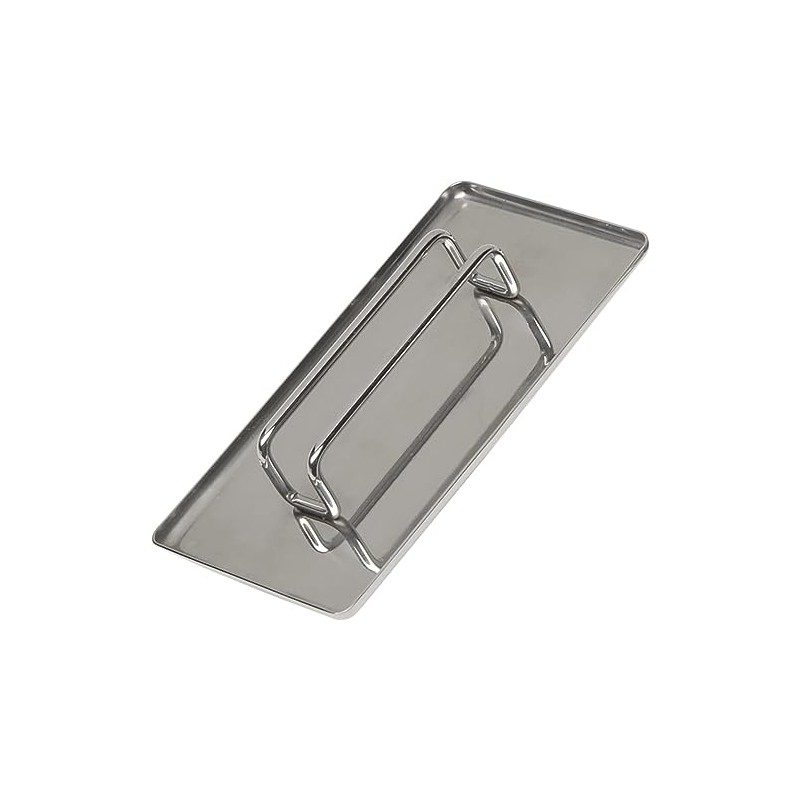 Ateco Fondant Smoother with Handle and Square Ends, Stainless Steel
