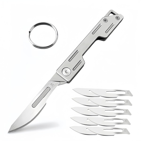 Utility Blade Folding Carbon Steel Unpacking Blade DIY Cutting Hand