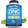 Nutrivein Premium Zinc Gluconate 100mg | Immune System Support &