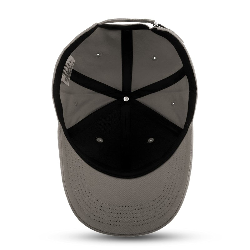 KELOYI Baseball Cap Unisex Grey Baseball Cap Adjustable Breathable Cap