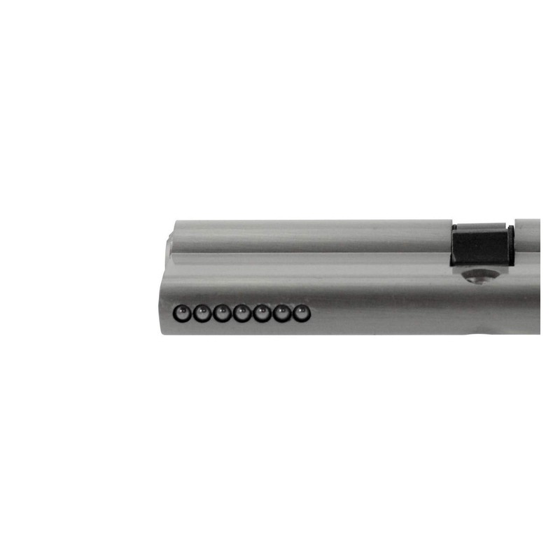 3x Knob Cylinder KD 60 mm 30/30 Keyed Alike Including