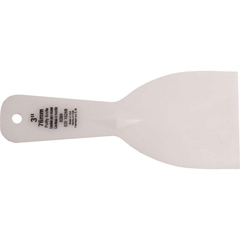 Drywall & Plastering Putty Knife 3 inch Plastic