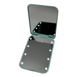 ESTIVITA Portable Compact LED Lighted Makeup Mirror for On The Go Use (Mint Green)