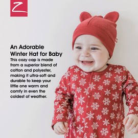 Zutano Gorro de forro polar unisex para bebés y niñas, Azul marino, 24 meses