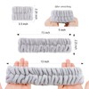 Casoty 6 Pcs Spa Headband Face Wash Headband and Wristband