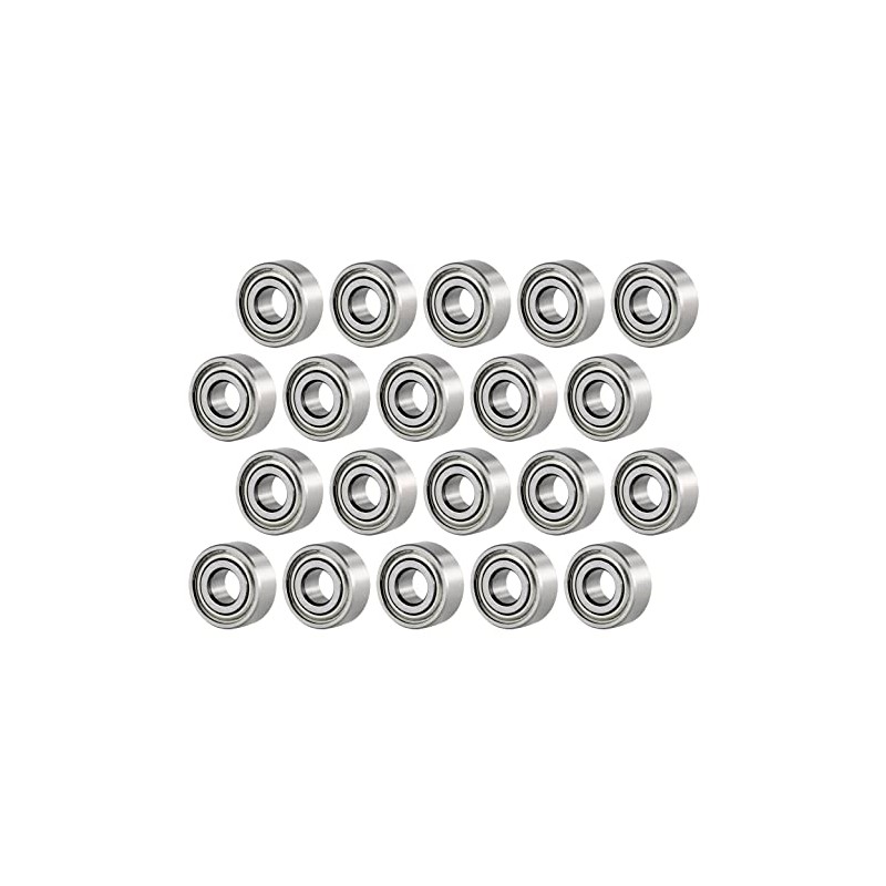 Hoggy 20 MR93ZZ Steel Ball Bearings 3 mm x 9