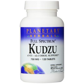 Planetary Herbals Full Spectrum Kudzu Tablets, 120 Count