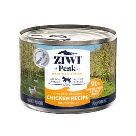 ZIWI Peak Canned Wet Dog Food – All Natural, High Protein, Grain Free, Limited Ingredient, with Superfoods (Chicken, Case of 12, 6oz Cans)