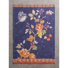 Maison d' Hermine Kitchen Towel 100% Cotton Quick Dry Cleaning Dishtowel for Gifts, Dining, Home, Wedding, Banquet, Buffet, Kelim - Infinity - Thanksgiving/Christmas (Set of 3)