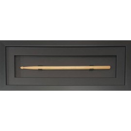 Drum Stick Frame Set Black Frame with Matting and Easy Mount (Black Black Trim)