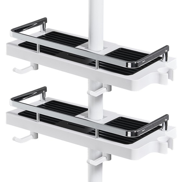 DUFU Shower Caddy No Drill 2Packs Shower Shelf Bathroom Shelf