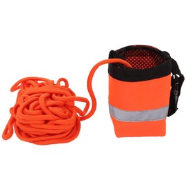 Water Floating Rope, Water Rescue Throw Bag with Reflective Throw Rope Water Floating Bag Safety Equipment for Kayaking, Boating, Rafting, Ice Fishing, Swimming Water Sports (15m)