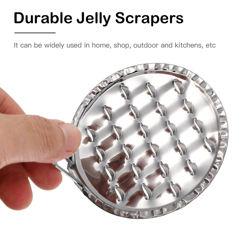 Jelly Noodle Scraper Jelly Scraper: 5pcs Stainless Steel Cold Noodle