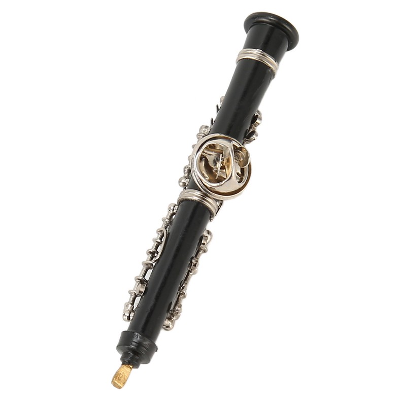 Miniature Oboe Brooch for Music Lover Exquisite Rust Protection Miniature