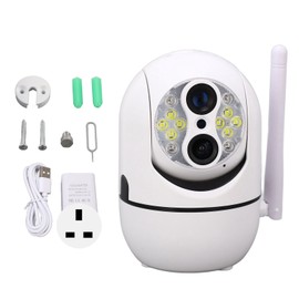 Wireless Outdoor Camera 1080P HD Waterproof IP66 2.4GHz WiFi Home Security Camera 100‑240V UK Plug