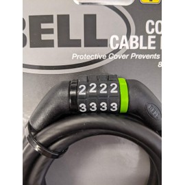 Bell Sports,Inc. Combo Cable Lock 8 mmx5 ft