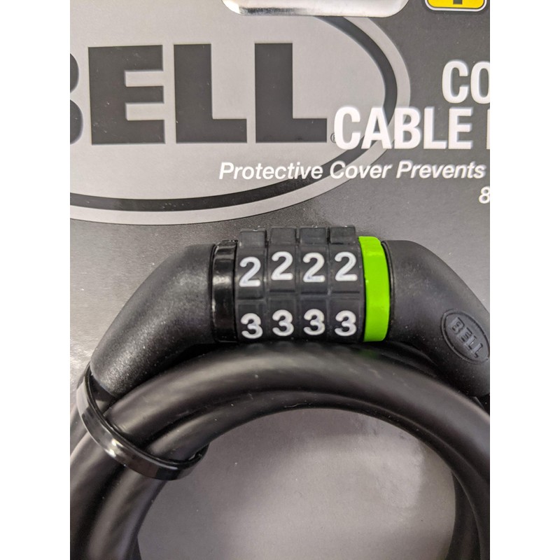 Bell Sports,Inc. Combo Cable Lock 8 mmx5 ft