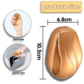 Tuofang Nano Hair Remover, Crystal Hair Remover, Hair Remover Without Shaving, Nano Hair Remover Stone, Crystal Hair Remover for Arms, Legs, Back, for Men and Women (Rose Gold)