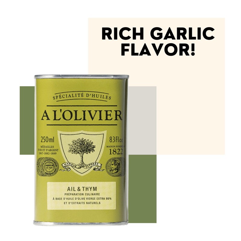 Garlic Thyme EVOO olive oil 250 ml