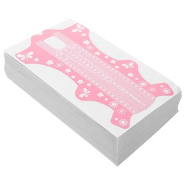WOFASHPURET 100pcs Nail Art Form Stickers Adhesive Nail Extension Paper Holders for Professionals and Home Use Manicure Supply