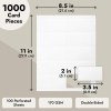 100 Pack Blank Business Card Stock Sheets for Printers, 1000