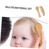 minkissy Baby Bath Brush Set Soft Bristle Newborn Hair Brush
