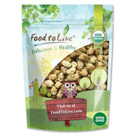 Food to Live Organic Dried White Mulberries, 1 Pound - Non-GMO, Unsulfured, Bulk