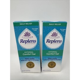 Replens Moisture Restore External Comfort Gel Moisturizer 1.5 oz (Lot Of 2)