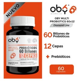 Multi Probioticos Avanzados 60 Billones De 12 Cepas Y Prebioticos Oby Sabor Sin sabor
