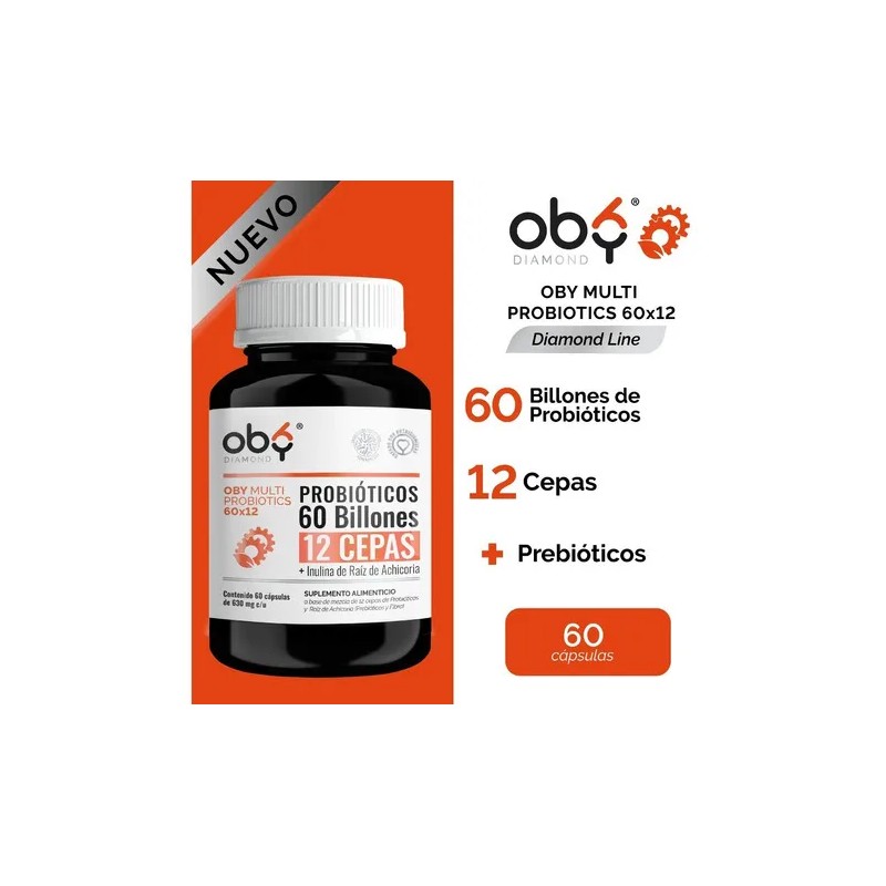 Multi Probioticos Avanzados 60 Billones De 12 Cepas Y Prebioticos