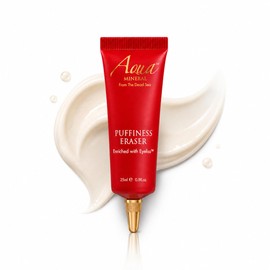 Aqua Mineral Puffiness Eraser Crema Contorno de Ojos Anti Ojeras y Bolsas, Efecto Tensor Visible en 5 Minutos, Reafirmante Antiarrugas con EYELISS™ y Minerales del Mar Muerto, 25 ml